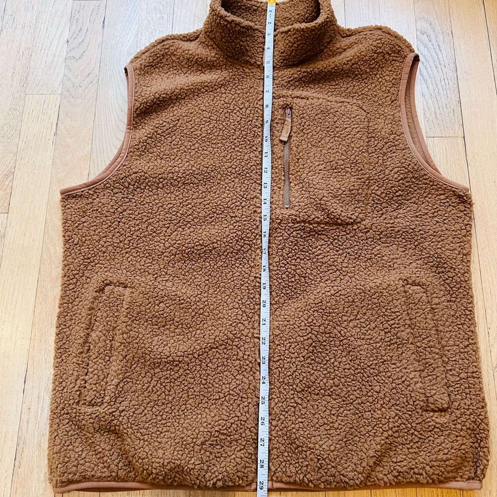 Gap Brown/Chestnut Fleece Vest - Men’s Size L - Picture 3 of 6